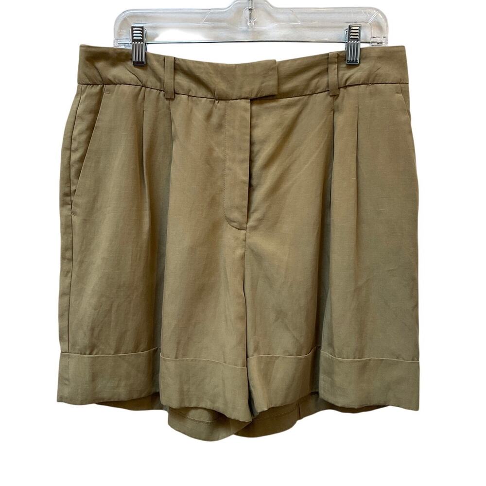 NWT ALLSAINTS Deri Lyn Short in Light Khaki Brown Women's 10